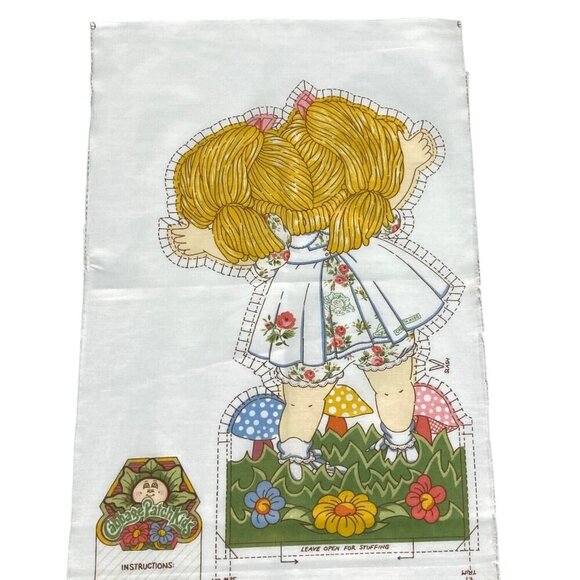 Vintage Cabbage Patch Kids Doll Pattern For Stuffing, Instructions Included 1983 - Picture 2 of 7